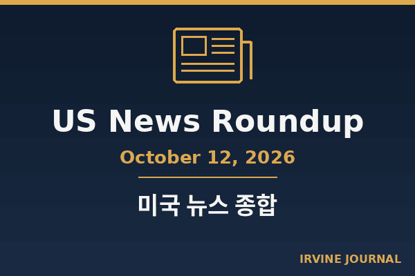 US News Roundup October 12, 2026