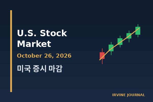 U.S. Stock Market October 26, 2026