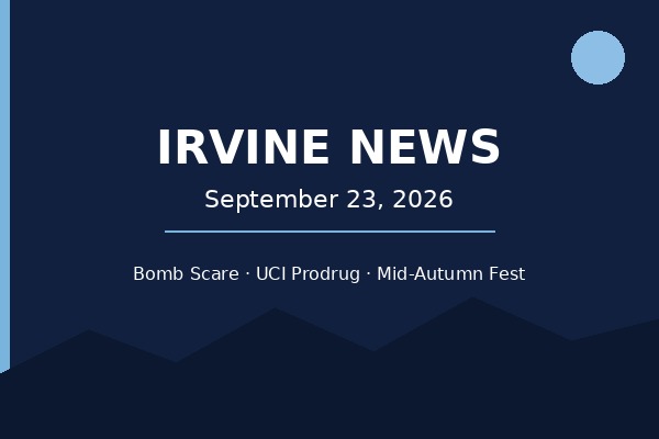 Irvine News September 23, 2026